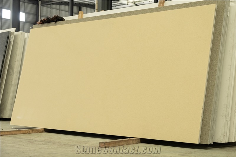 Yellow Quartz Floor For Industrial Use
