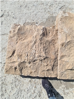Big Size Split Face Travertine Split Wall Stone