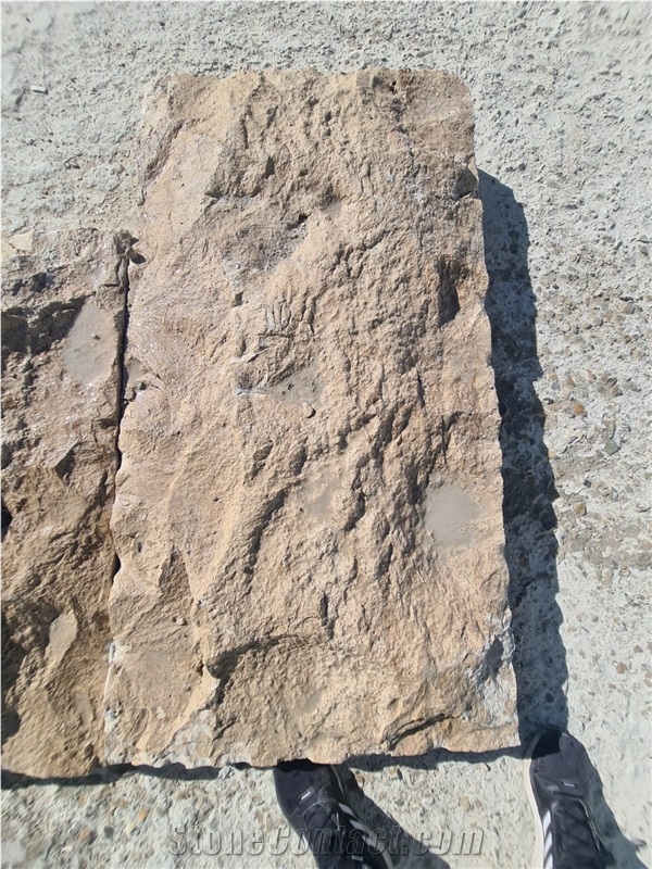Big Size Split Face Travertine Split Wall Stone