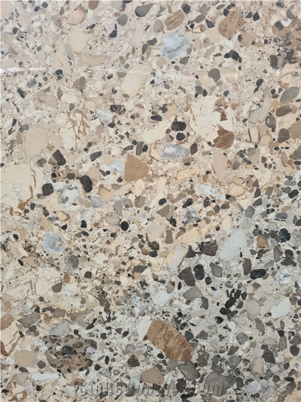 Ceppo Beige Marble Slabs