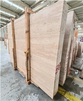 Denizli Light Travertine Slabs