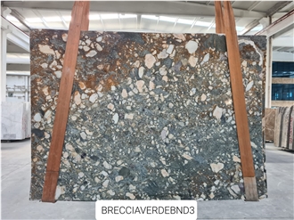 Green Violet Marble Slabs