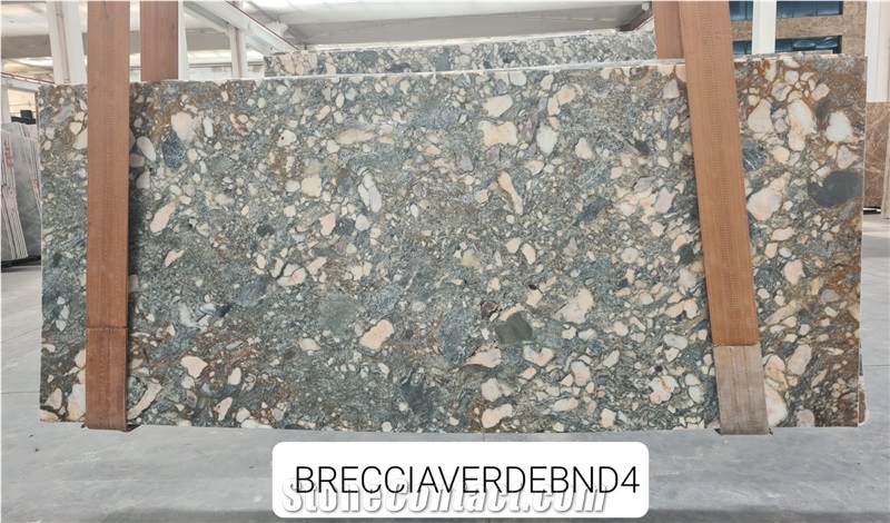 Green Violet Marble Slabs
