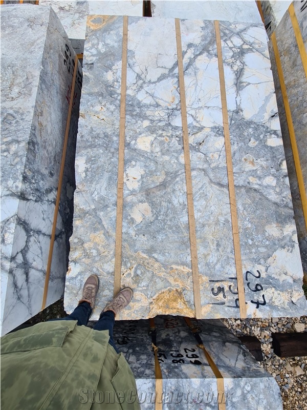 Invisible Grey Bluette Marble Blocks