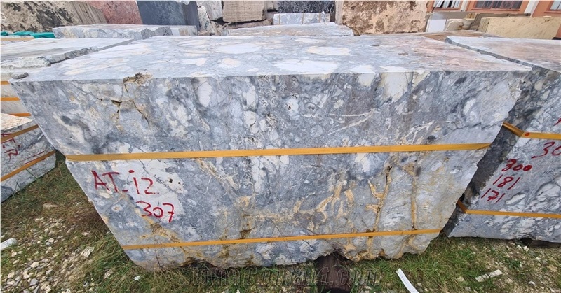 Invisible Grey Bluette Marble Blocks