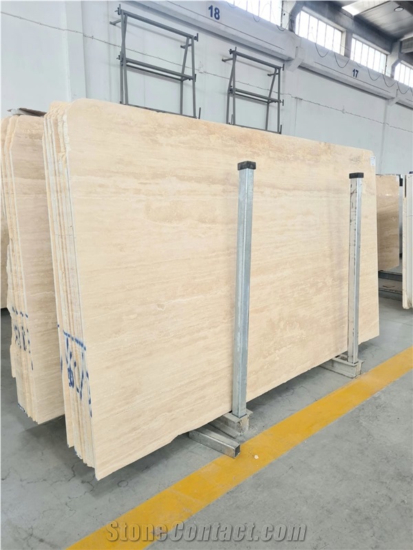 Ivory Travertine Slabs