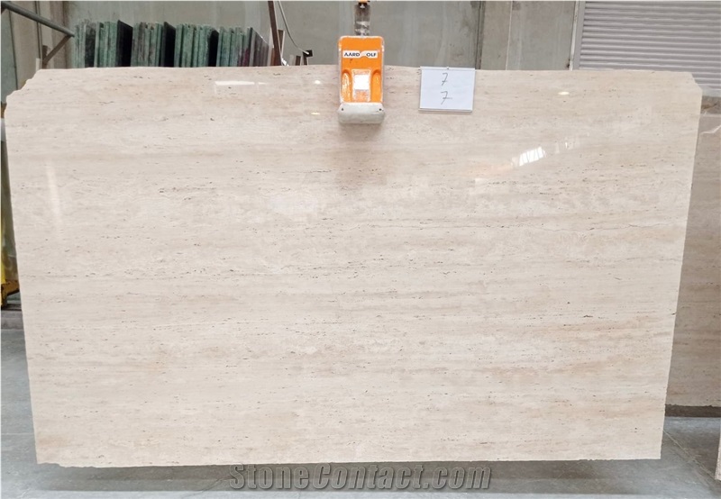 Light Veincut Travertine Slabs