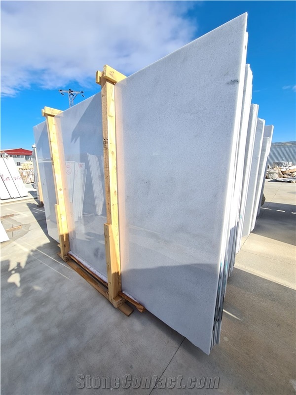 Mugla White Eco Marble Slabs