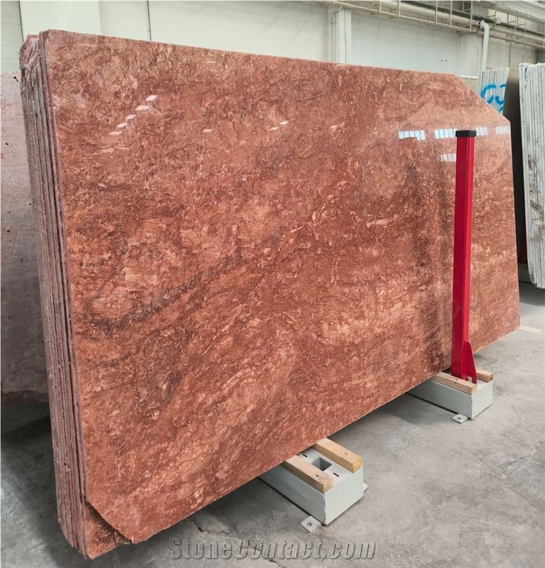 Red Travertine Slabs
