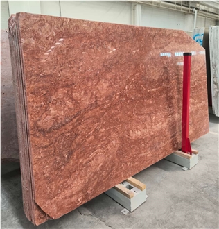 Red Travertine Slabs
