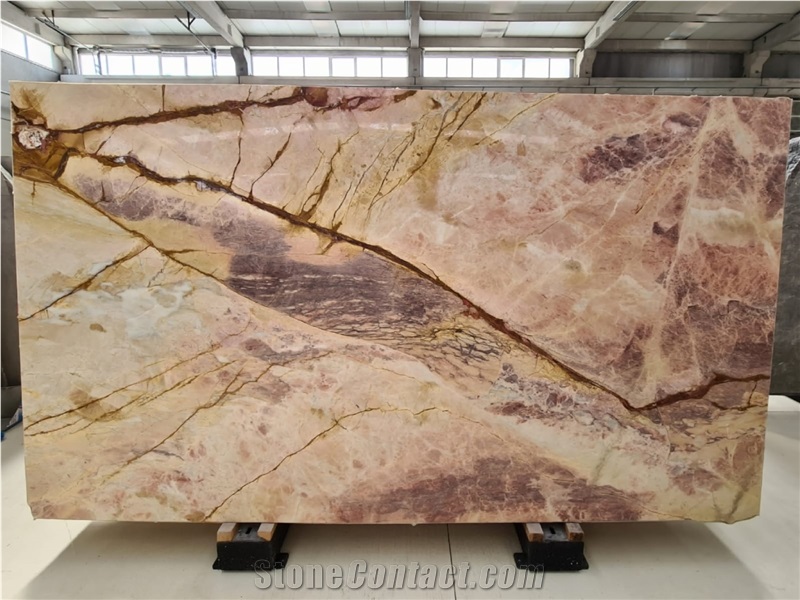 Rosa Fantastica Marble Slabs