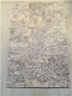Silver Travertine Standart Tumbled  Tiles