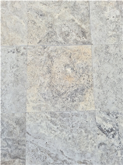 Silver Travertine Tumbled Premium Tiles