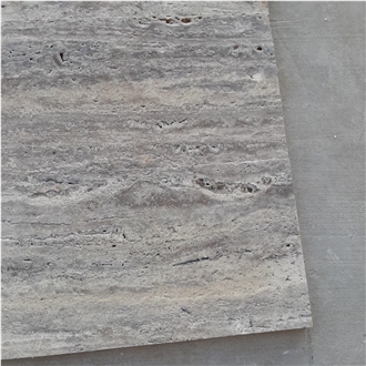 Silver Travertine Veincut Tiles
