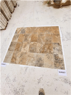 Sunset Travertine Tiles