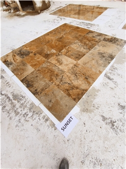 Sunset Travertine Tiles