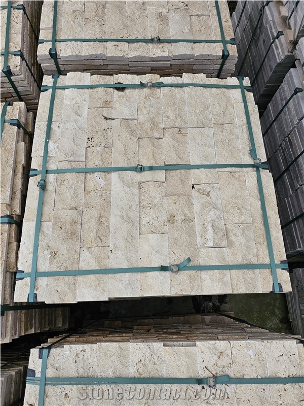 Travertine Light  Split Wall Stone
