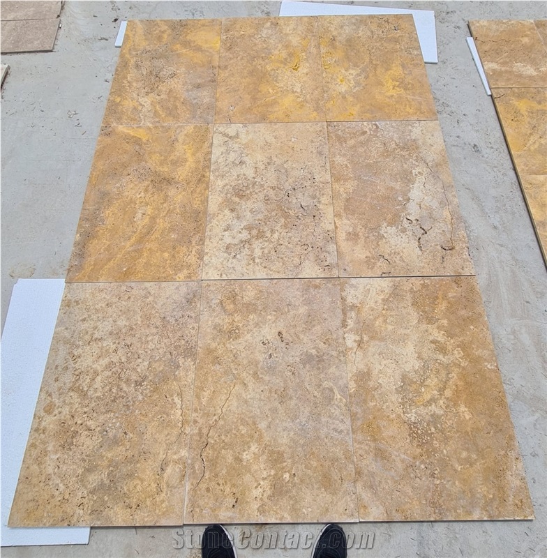 Yellow Travertine Tiles