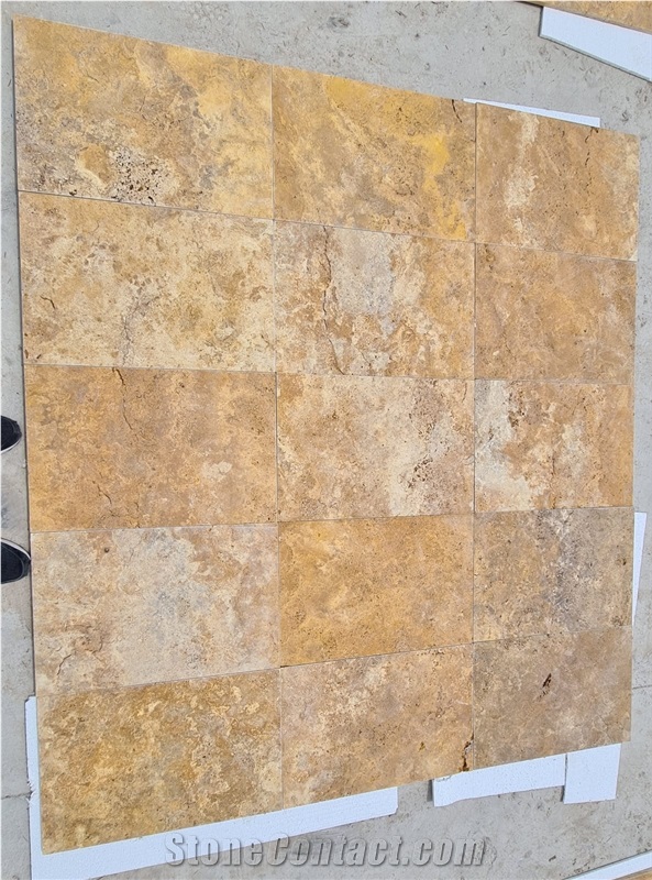 Yellow Travertine Tiles