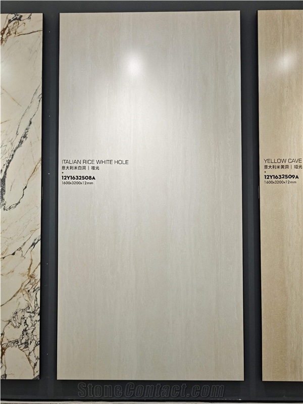 3200*1600 ITALIAN CAVE White Matt 1.2Cm Porcelain Tiles