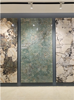 Amazon Green Polished 12Mm Porcelain Slabs