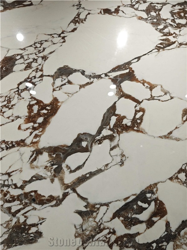 China Herman White Polish 12Mm Sintered Stone Slabs