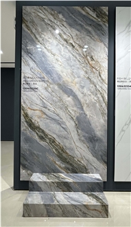 Chinese Verde Prato Green Polish 12Mm Porcelain Tiles