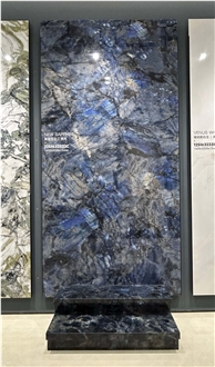 Labradorite Blue Looks Polish 12Mm Porcelain Slabs