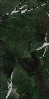 Verde Saint Denis Green  Glossy 12Mm Sintered Stone Tiles