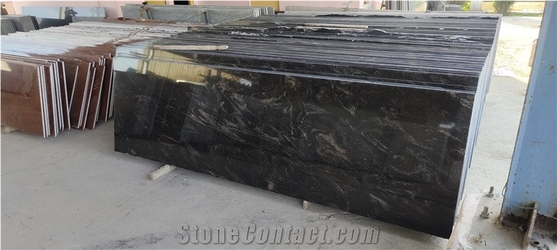 Black Galaxy Granite Slabs