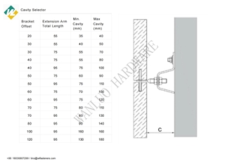 Stone Anchors Wall Cladding Brackets Facade Fixing System