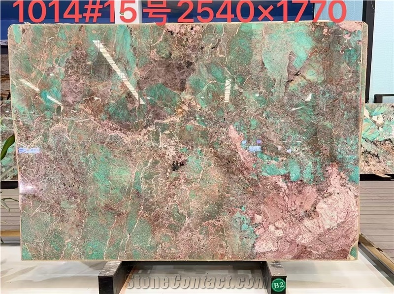 Amazon Green Granite Slab Pattern For Wall Decoration