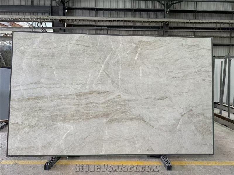 Brazil Taj Mahal Quartzite Slab For Cutting Floor Tiles