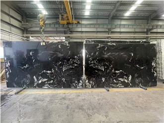 Brazil Titanium Granite Slab Customized Size Floor Tiles