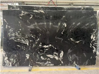 Brazil Titanium Granite Slab Customized Size Floor Tiles
