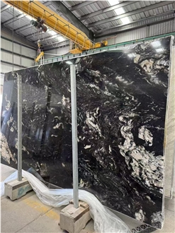 Brazil Titanium Granite Slab Customized Size Floor Tiles