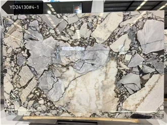 China Elephant White Marble Bulgari Slab Wall Cladding Tiles