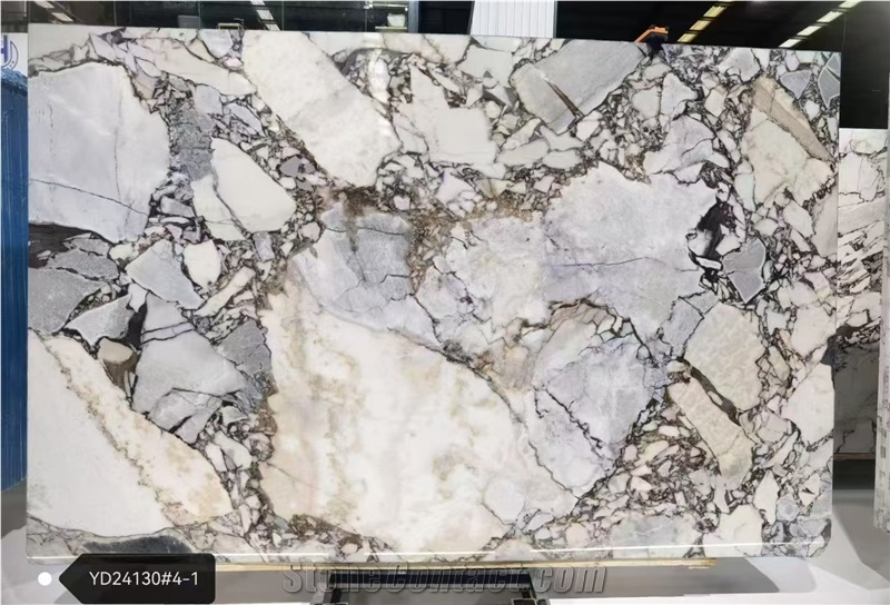 China Elephant White Marble Bulgari Slab Wall Cladding Tiles