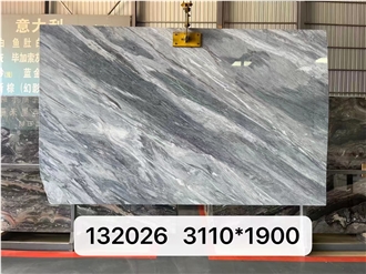 Floence Grey Marble Slab Customized Size Floor Tiles