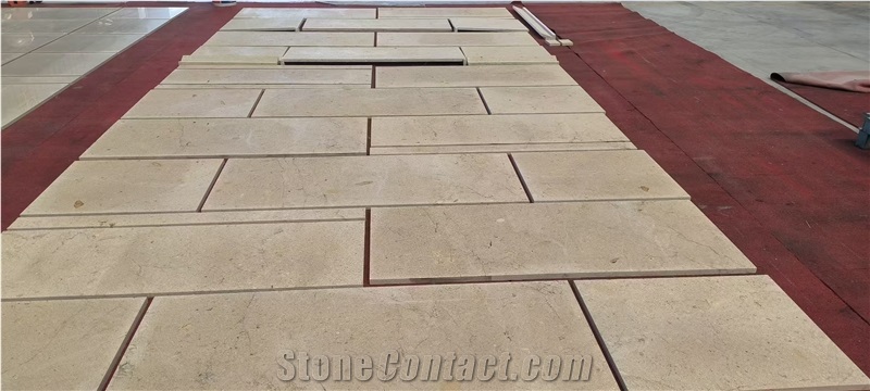 French Bordeaux Limestone Slab For Cutting Floor Tiles