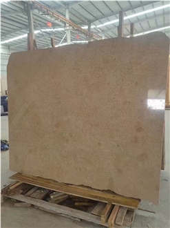 French Brown Sand Limestone Slab Customized Size Wall Tiles