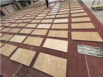 French Brown Sand Limestone Slab For Wall Decoration Tiles