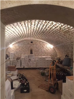French Gold Limestone Slab For Wall Decoration Tiles