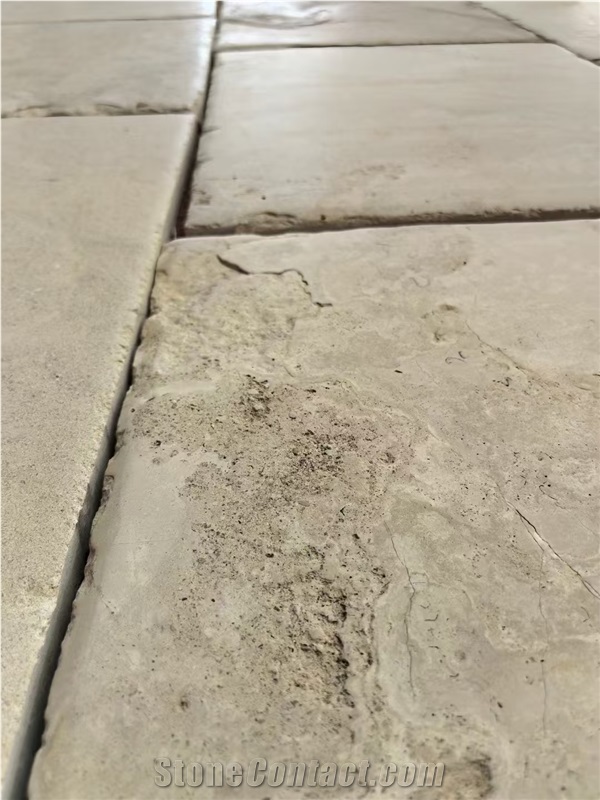 French Ochitani Limestone Slab For Cutting Floor Tiles