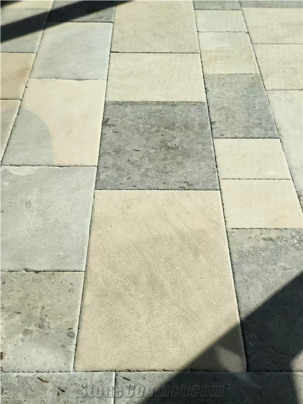 French Ochitani Limestone Slab For Cutting Floor Tiles