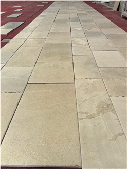 French Ochitani Limestone Slab For Cutting Floor Tiles