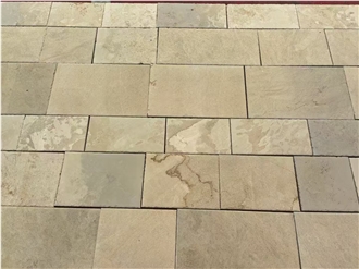 French Ochitani Limestone Slab For Cutting Floor Tiles