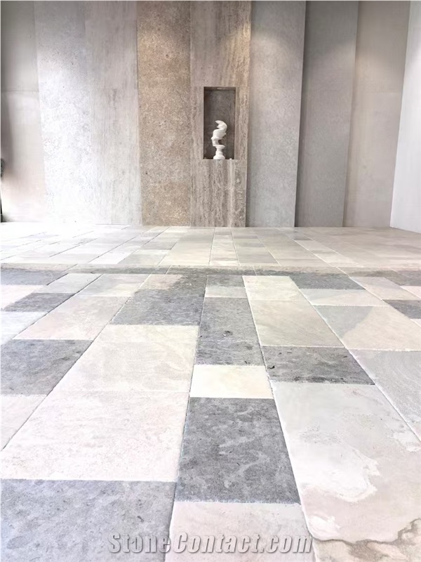 French Ochitani Limestone Slab For Cutting Floor Tiles