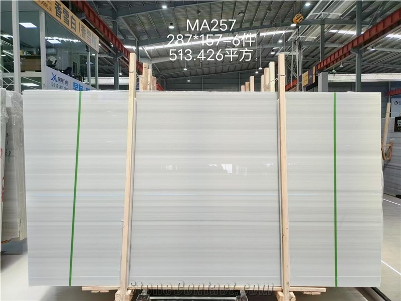 Greece Galaxy White Marble Slab Customized Size Wall Tiles