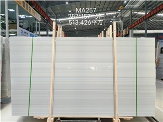 Greece Galaxy White Marble Slab Customized Size Wall Tiles